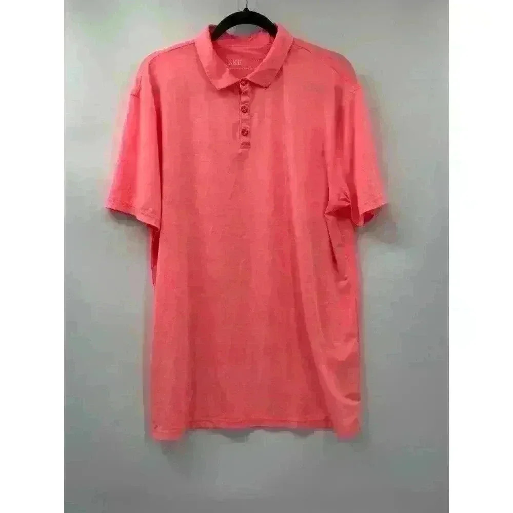 Buckle BKE‎ Performance Polo Pink Lightweight Breathable Golf Shirt Men's XL